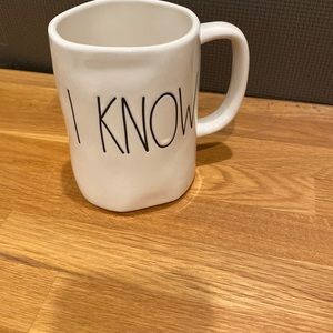 Rae Dunn mug I know